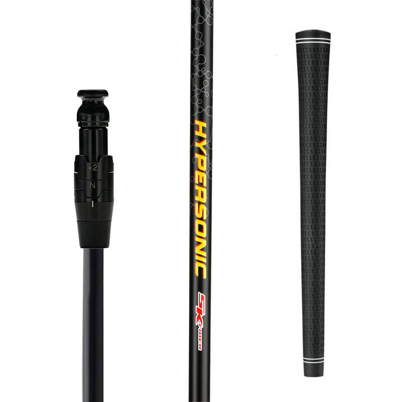 Replacement shaft for Callaway Opti-Force/X2 Hot/Big Bertha 2014 Driver Stiff Flex (Golf Shafts) - Incl. Adapter, shaft, grip